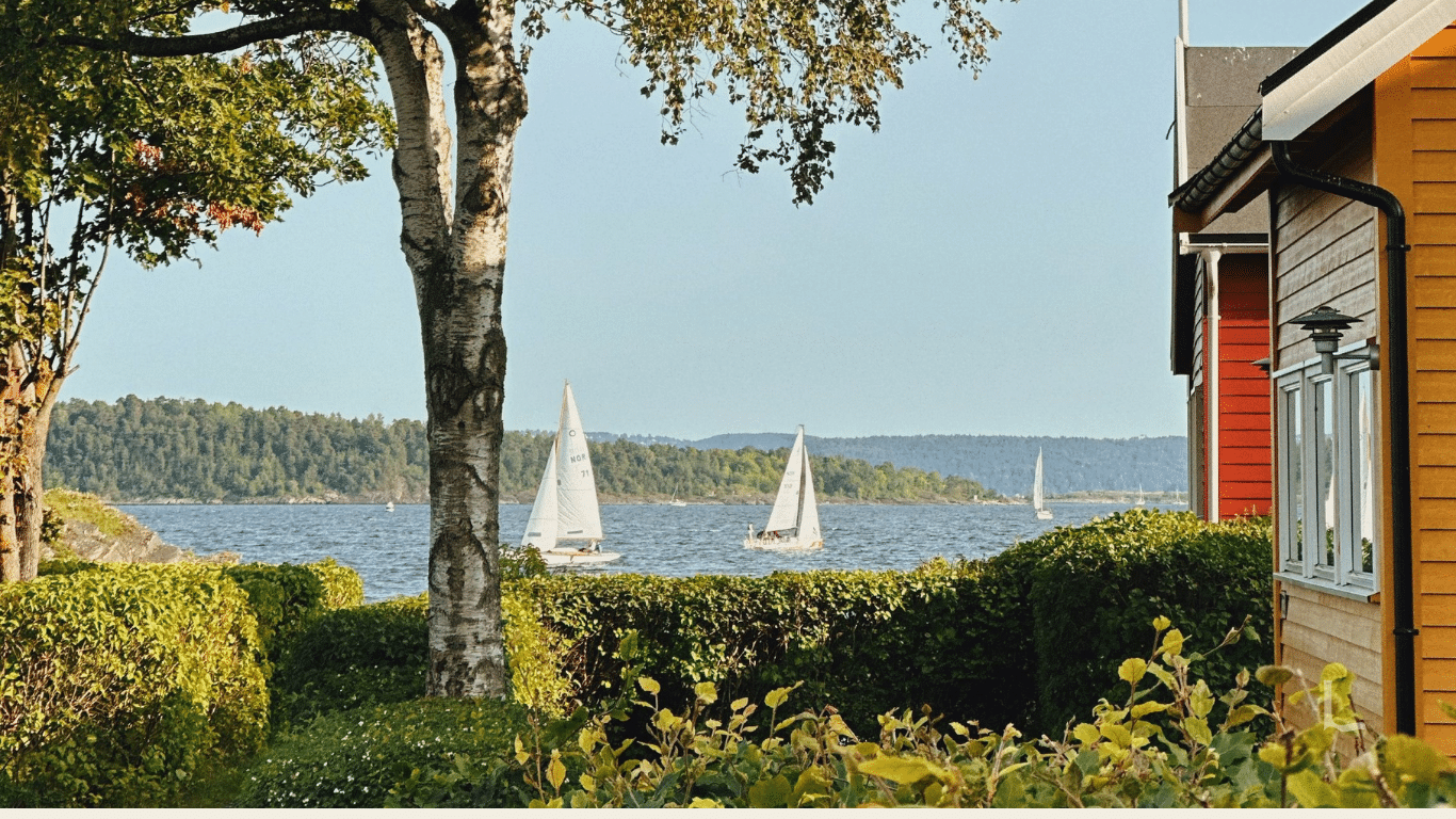 Bebyggelse i strandsonen ved Oslofjorden